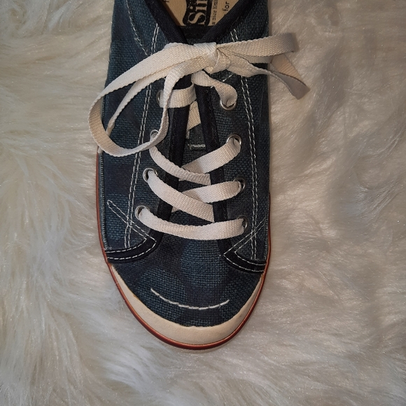 "Simple" hemp pokadot navy sneakers - Picture 12 of 13
